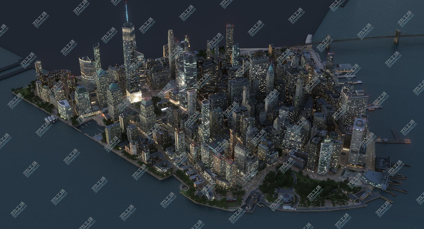 images/goods_img/20210113/3D Manhattan Lower Night Low Poly/2.jpg